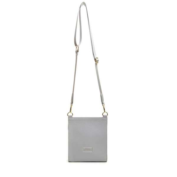 Alice Wheeler Bloomsbury Cross Body Bag - Grey